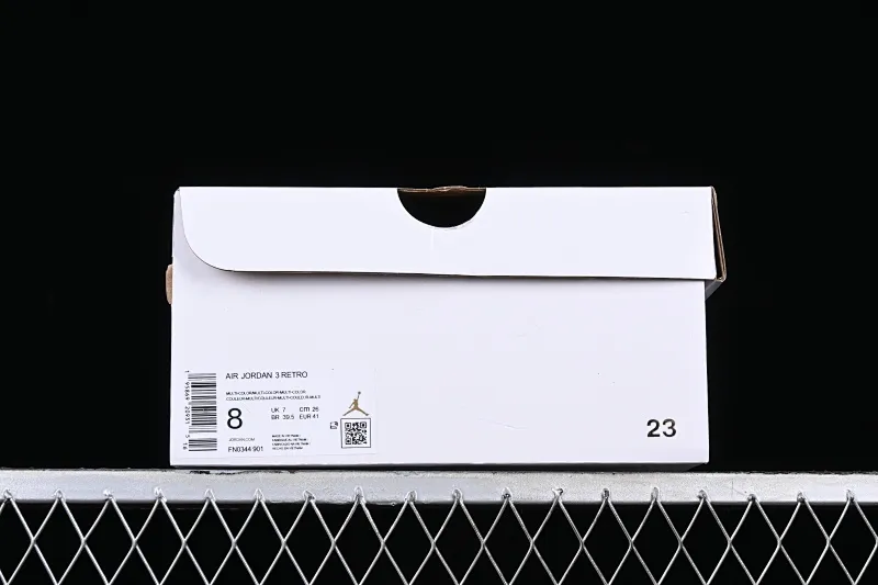 All categories Air Jordan Jordan series basketball shoes Air Jordan 3 J.Balvin x Air Jordan 3 Retro AJ3 Joe 3 rainbow gradient FN0344-901